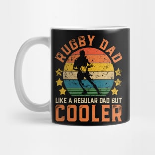 Rugby Dad Funny Vintage Rugby Player Father's Day Gift Mug